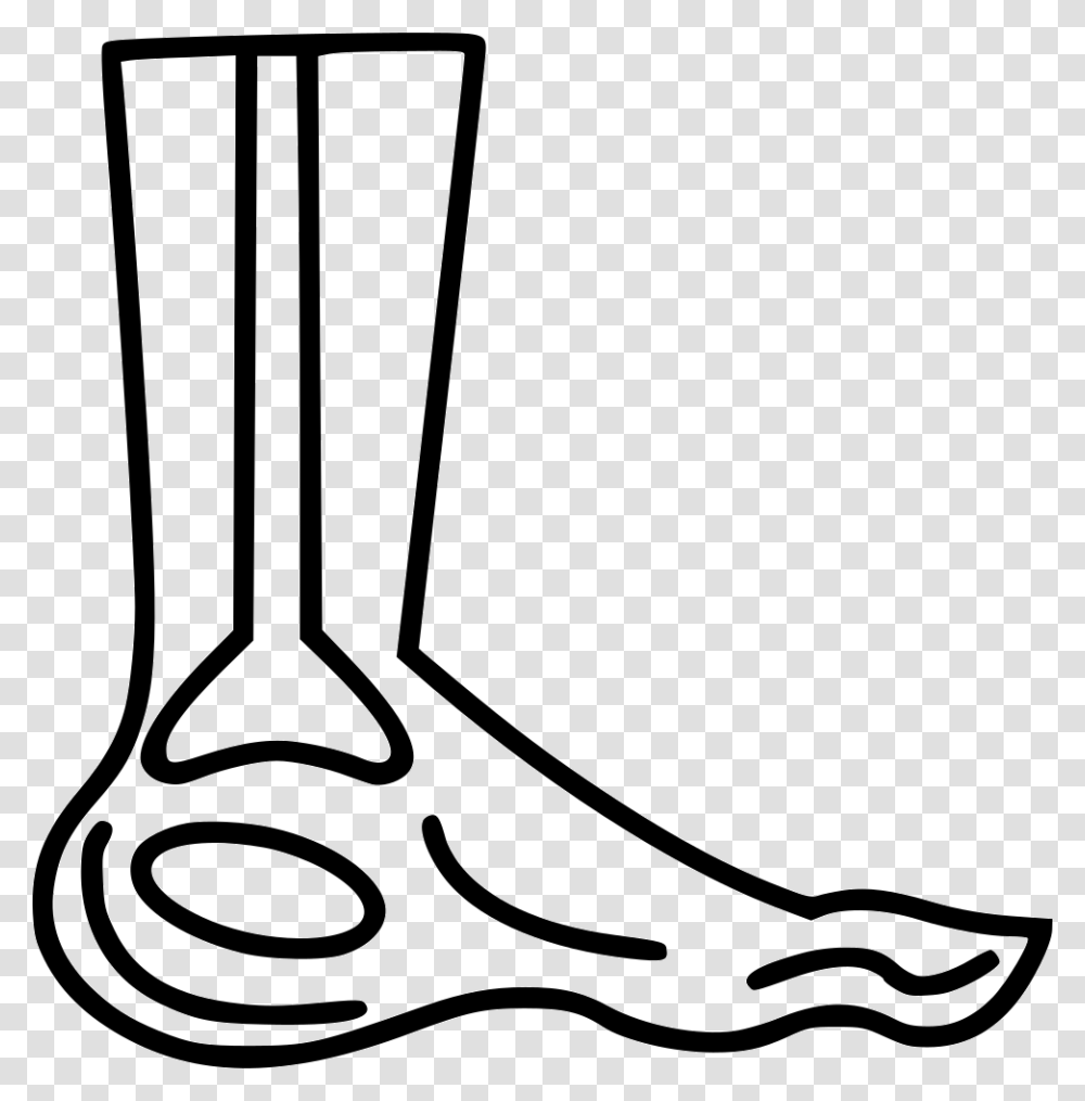Foot X Ray X Ray Icon Foot, Shovel, Tool, Glass, Brass Section Transparent Png