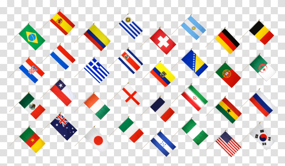 Football All The Flags, Symbol, Logo, Trademark, Graphics Transparent Png