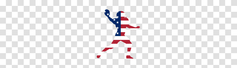 Football American Flag, Person, Human Transparent Png