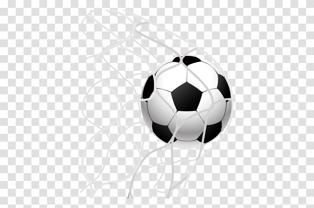Football Ball Soccer In Net No Background, Soccer Ball, Team Sport, Sports, Badminton Transparent Png