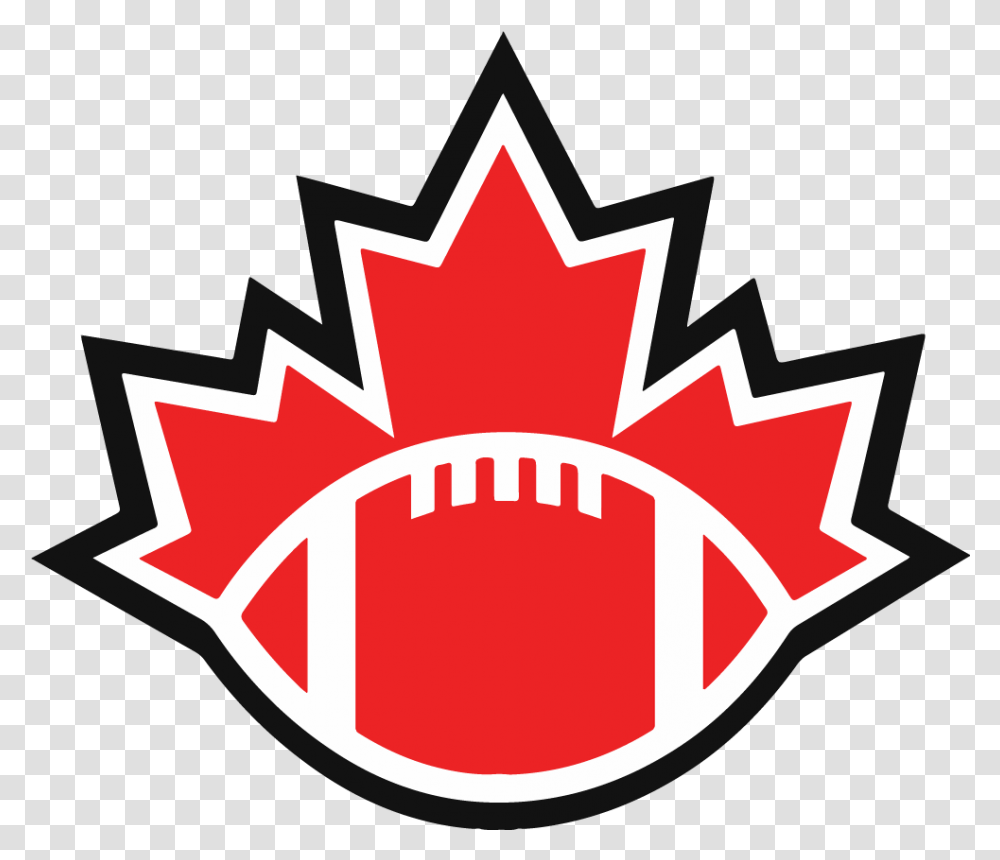 Football Canada Logo Download Vector Team Canada Football Logo, Leaf, Plant, First Aid, Tree Transparent Png