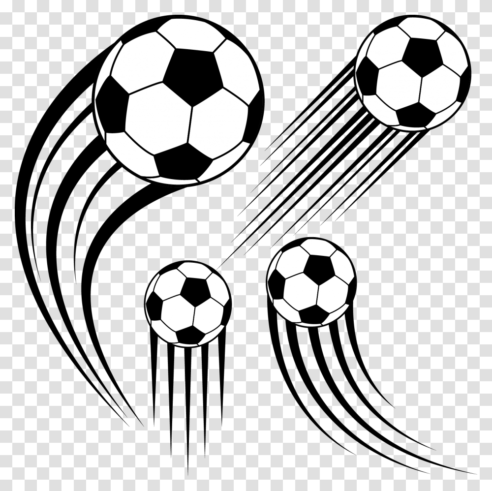 Football Clipart Clipart Kicking, Soccer Ball, Team Sport, Sports, Stencil Transparent Png