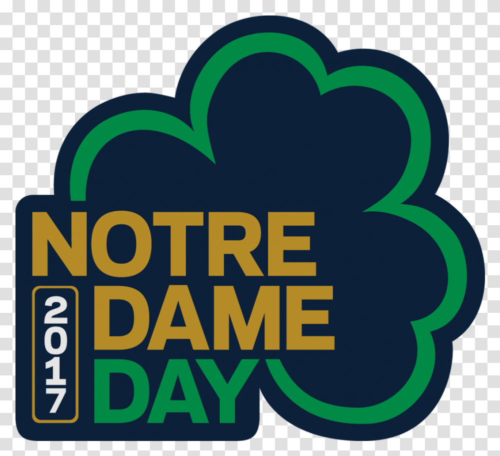 Football Clipart Notre Dame Notre Dame Day 2020, Text, Interior Design, Indoors, Heart Transparent Png