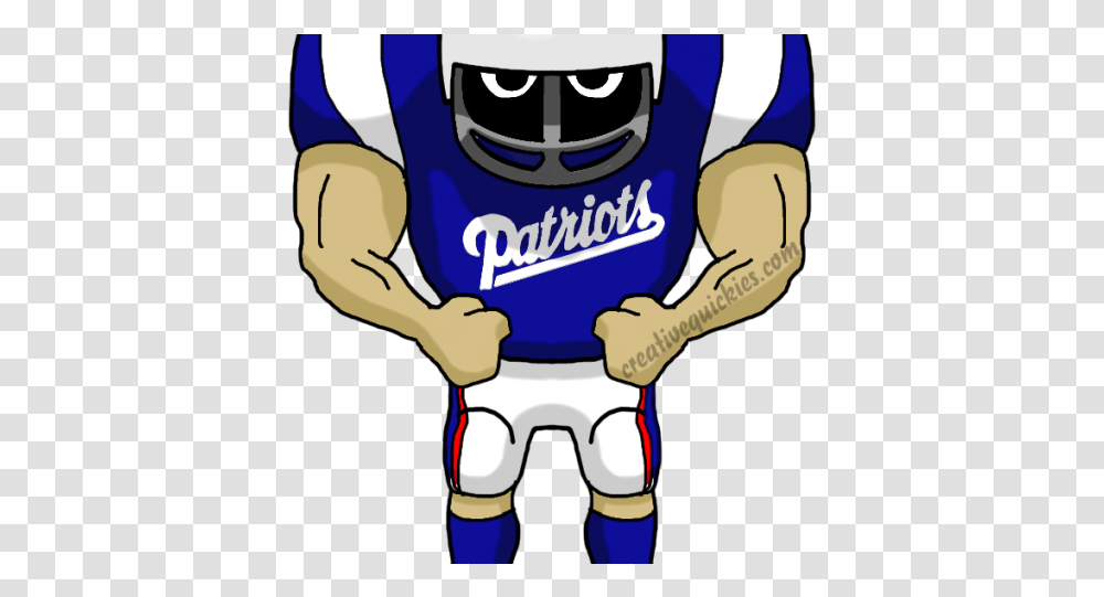 Football Clipart Patriot Football Player Cartoon, Clothing, People, Person, Text Transparent Png