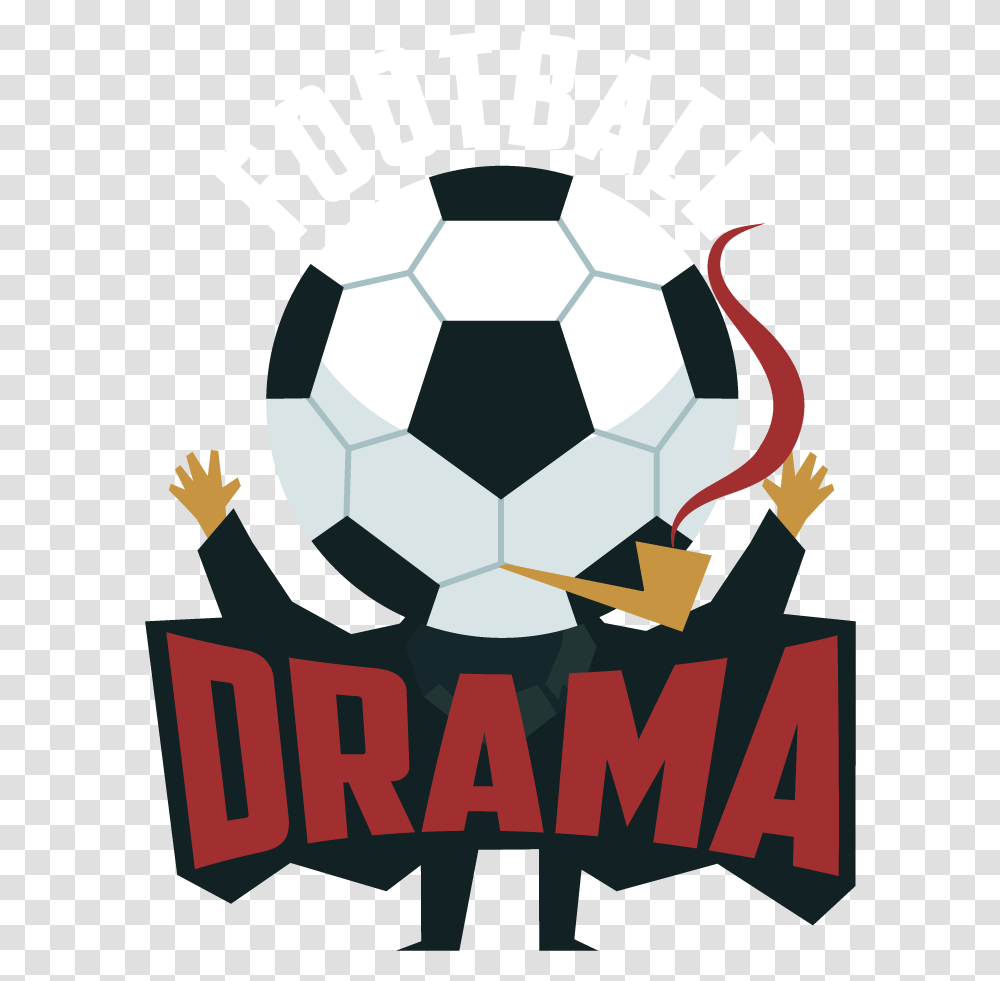 Football Drama Open Lab Games Emblem, Advertisement, Poster, Soccer Ball, Team Sport Transparent Png