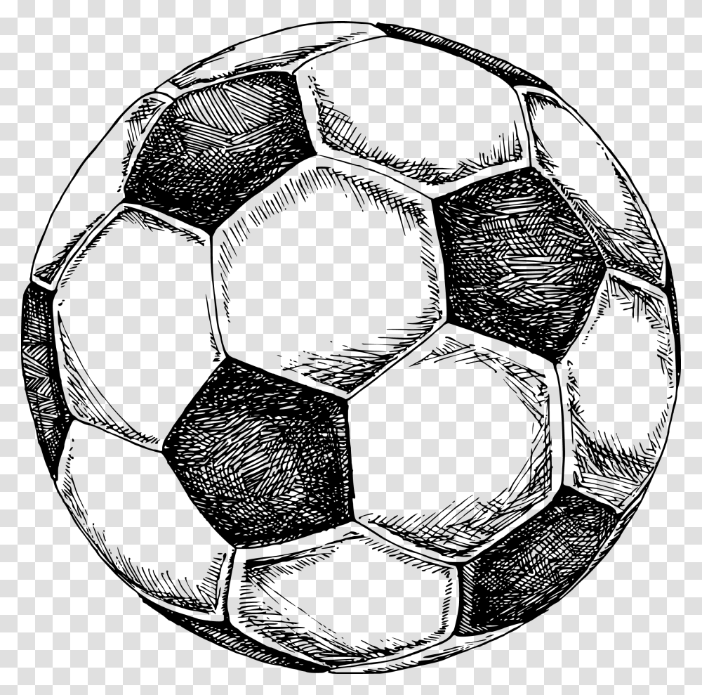 Football Drawing Illustration Pitch Hq Image Free Soccer Ball Drawing, Team Sport, Sports, Portrait, Face Transparent Png