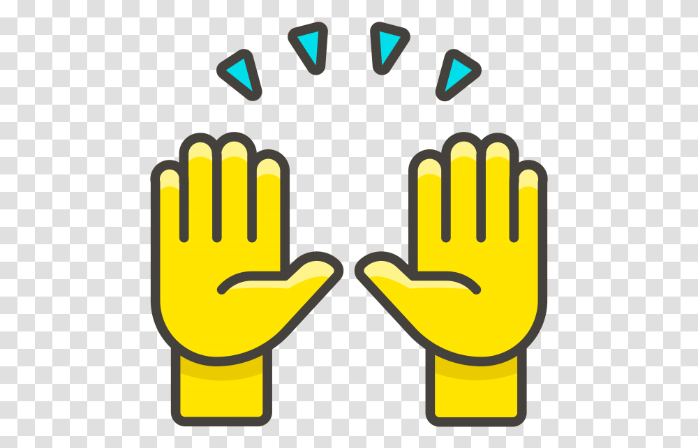 Football Emoji Raising Hands Emoji Vector, Apparel, Fist, Glove Transparent Png
