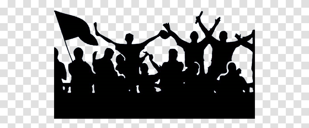 Football Fans Vector, Person, Audience, Crowd, Silhouette Transparent Png