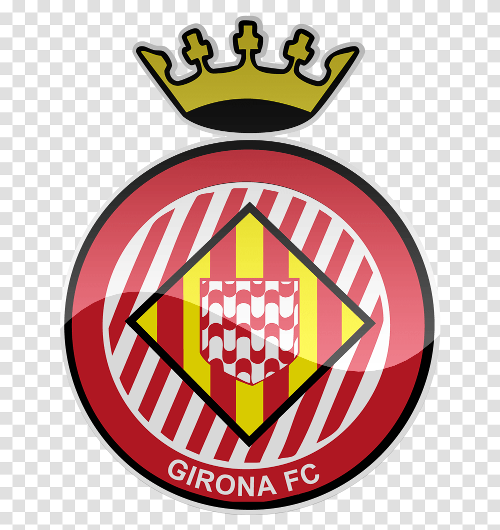 Football Federation Crest 256 X Girona Fc, Symbol, Logo, Trademark, Emblem Transparent Png