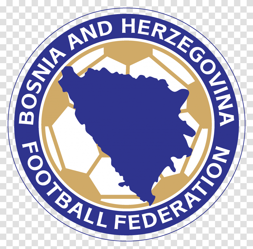 Football Federation Of Bosnia And Herzegovina & Bosnia National Football Team Logo, Symbol, Label, Text, Outdoors Transparent Png