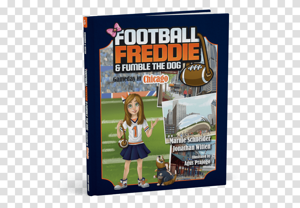 Football Freddie Chicago Cover Football Freddie And Fumble The Dog, Shoe, Footwear, Apparel Transparent Png