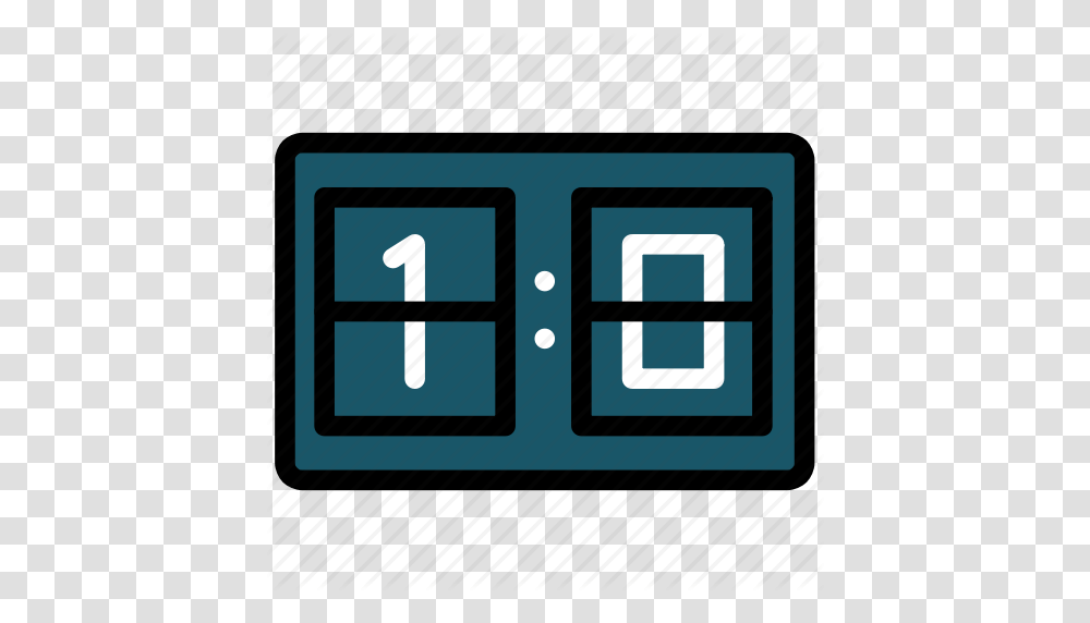 Football Game Points Score Scoreboard Soccer Icon, Digital Clock, Word Transparent Png