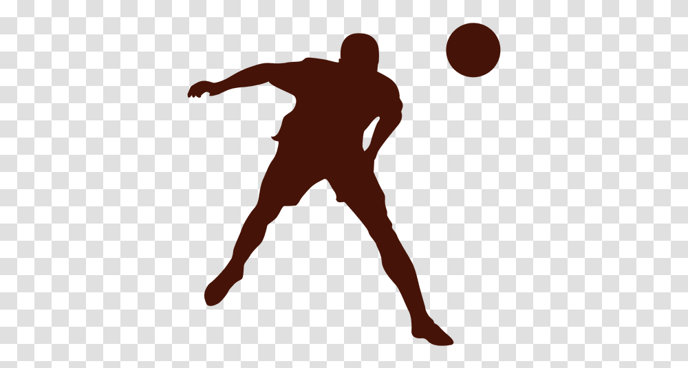 Football Header Silhouette & Svg Vector File Silhouette Soccer Header, Person, Duel, People, Leisure Activities Transparent Png