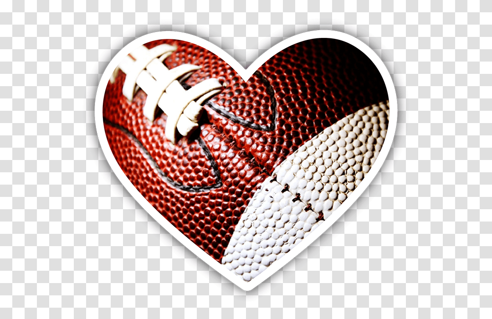 Football Heart Sticker American Hd Football, Rug, Rugby Ball, Sport, Sports Transparent Png
