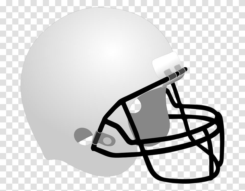 Football Helmet White Blank White Football Helmet, Apparel, Crash Helmet, Sport Transparent Png