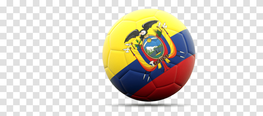 Football Icon Illustration Of Flag Ecuador Ecuador Flag, Soccer Ball, Team Sport, Sports Transparent Png