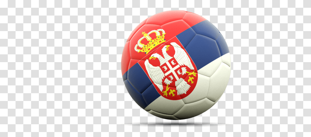 Football Icon Illustration Of Flag Serbia, Soccer Ball, Team Sport, Sports Transparent Png