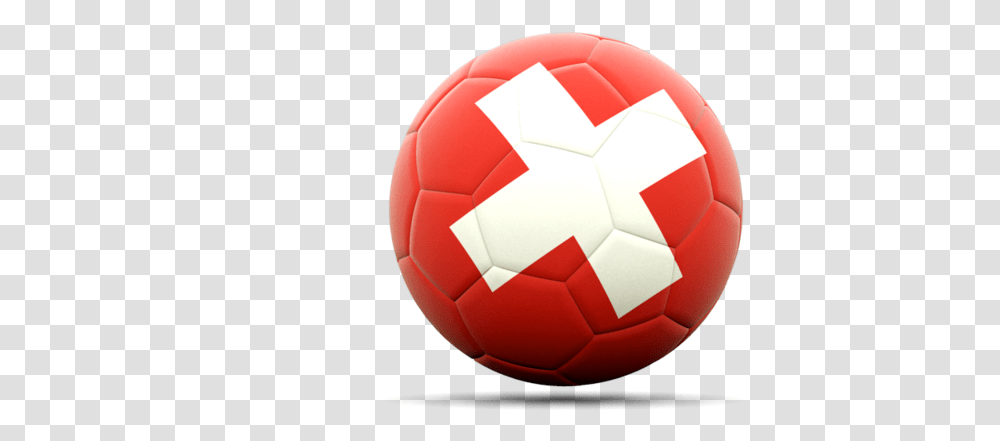 Football Icon Illustration Of Flag Switzerland Swiss Football, Soccer Ball, Team Sport, Sports Transparent Png