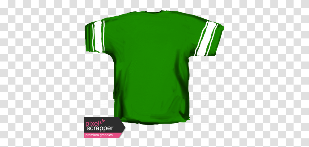 Football Jersey Back Green Graphic By Brooke Gazarek Pixel Green Football Jersey Back, Clothing, Apparel, Shirt, T-Shirt Transparent Png