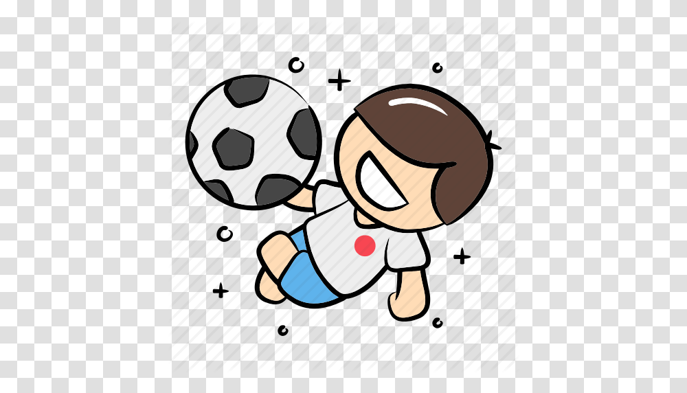Football Jump Kick Ball Overhead Kick Player Soccer Sport Icon, Sunglasses, Reading, Kneeling, Outdoors Transparent Png
