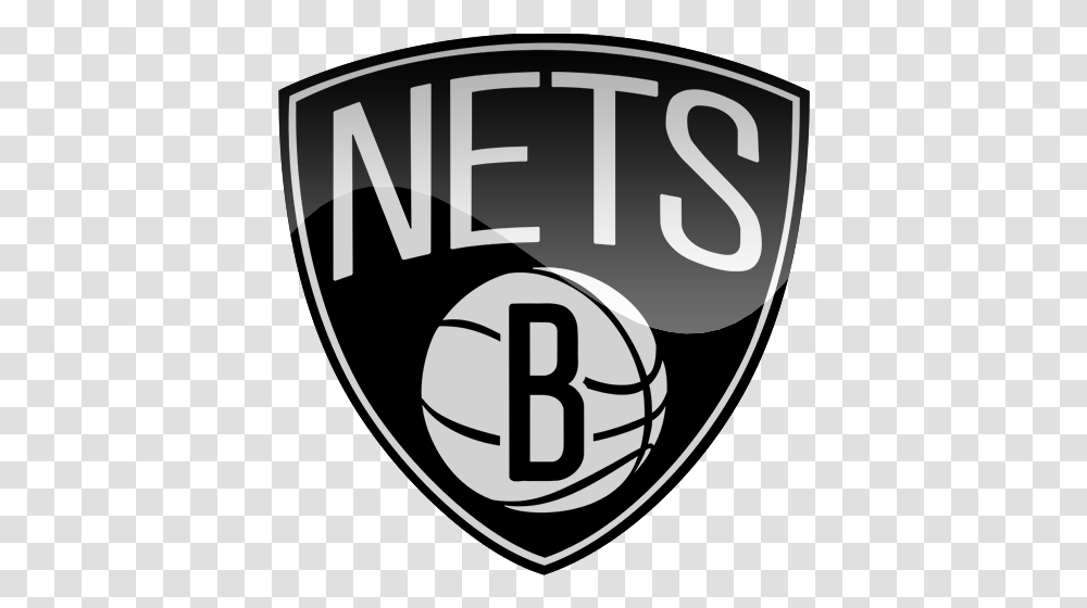 Football Logo Images Brooklyn Nets Logo Background, Armor, Symbol, Text, Label Transparent Png