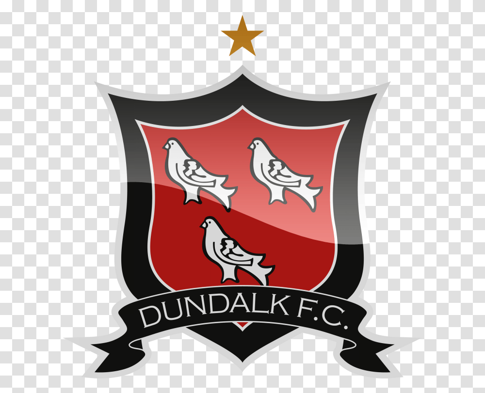 Football Logos Actual Original Quality Dundalk Fc, Symbol, Bird, Animal, Armor Transparent Png