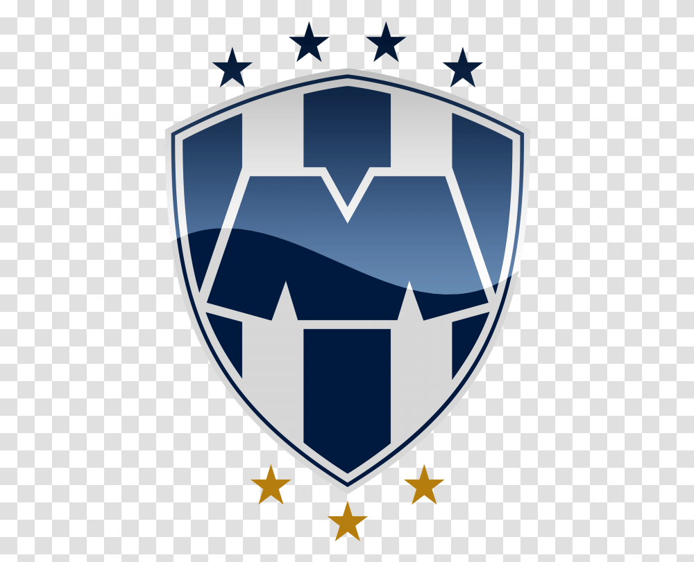 Football Logos Actual Original Quality Monterrey, Shield, Armor Transparent Png