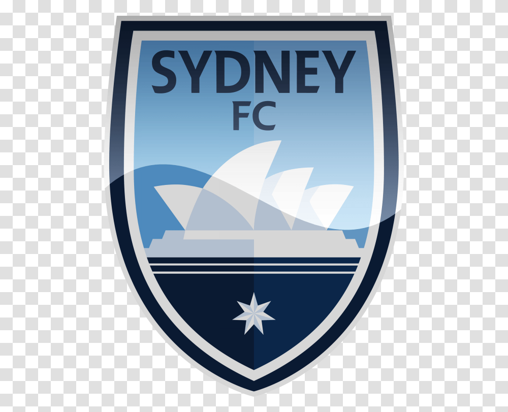 Football Logos Actual Original Quality Sydney Fc Australia, Symbol, Trademark, Poster, Advertisement Transparent Png