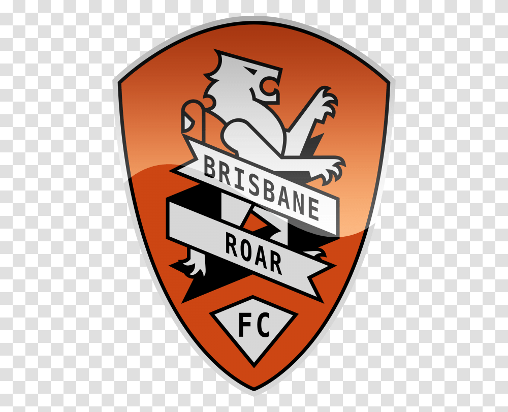Football Logos Brisbane Roar Vs Melbourne City, Shield, Armor Transparent Png