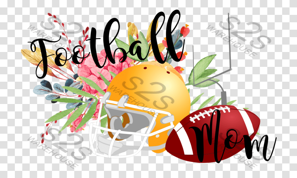 Football Mom's Warehouse Illustration, Apparel, Helmet, Team Sport Transparent Png