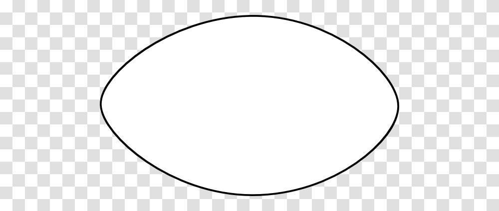 Football Outline Image, Oval Transparent Png