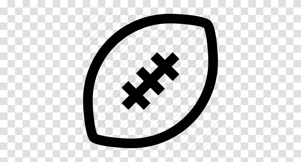 Football Outline Image, Sport, Sports, Weapon, Weaponry Transparent Png