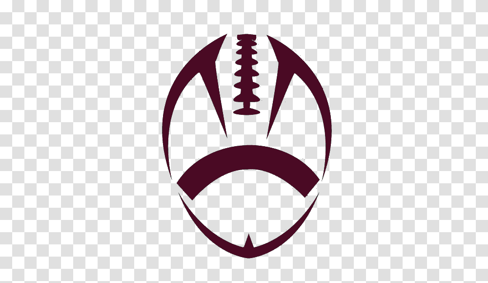 Football Outline Maroon Football Cut Free Images, Label, Sticker, Stencil Transparent Png