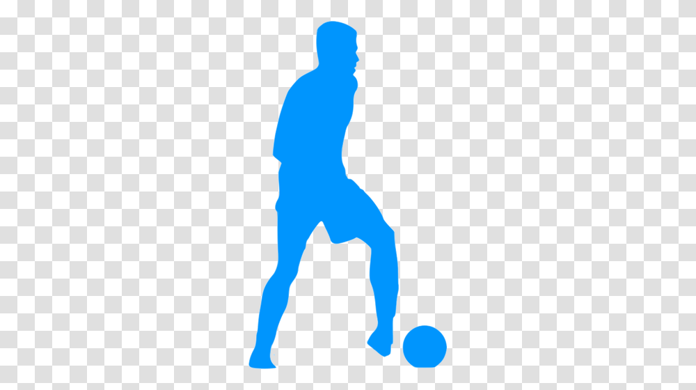 Football Player Blue Silhouette Clip Art, Plot, Mammal, Animal, Outdoors Transparent Png