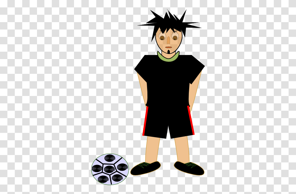 Football Player Clipart, Person, Shorts, Plant Transparent Png