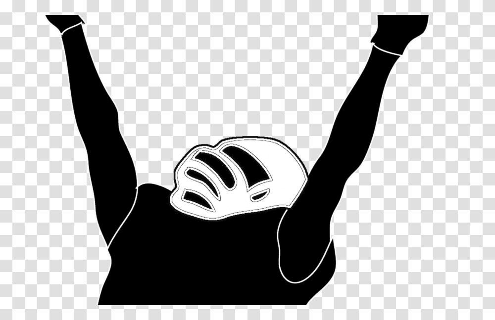 Football Player Holding Helmet Outline Clip Art Hot Trending Now, Stencil, Pillow, Cushion, Hand Transparent Png