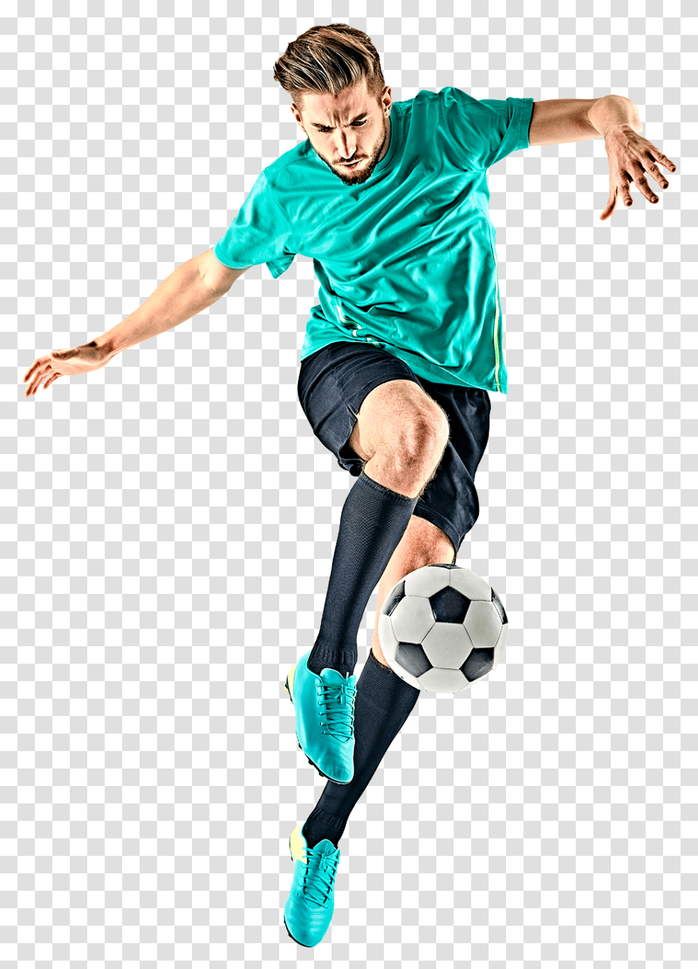 Football Player Hombre Futbolista, Soccer Ball, Team Sport, Person, People Transparent Png