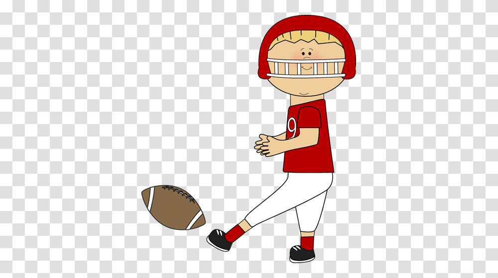 Football Player Kicking A Football Cute Clips, Team Sport, Sports, Baseball, Softball Transparent Png