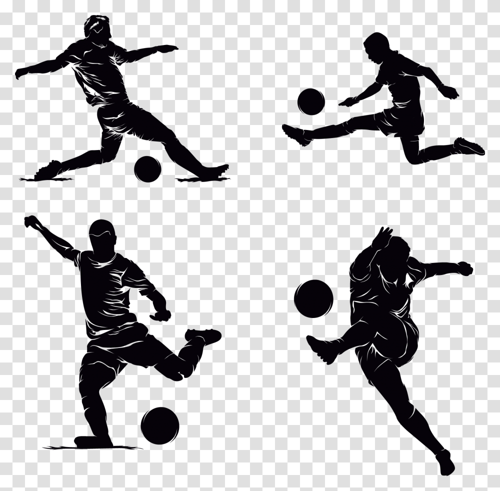 Football Player Logo Vector Graphics, Person, Human, Soccer Ball, Team Sport Transparent Png