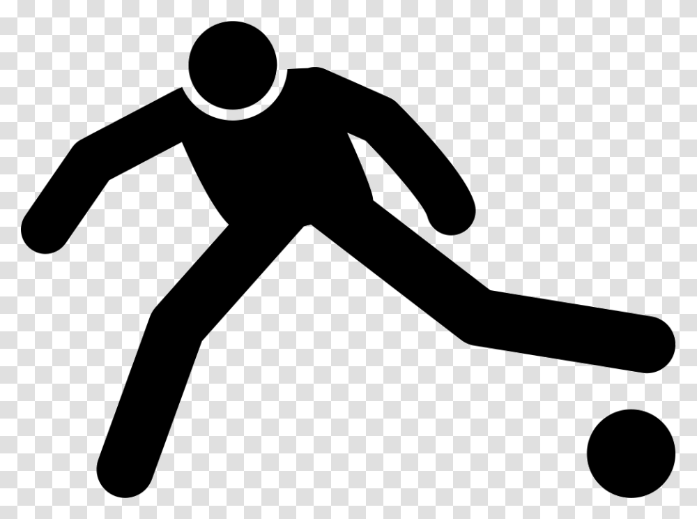 Football Player Running With The Ball Icon Free Download, Hammer, Silhouette, Blow Dryer, Sport Transparent Png