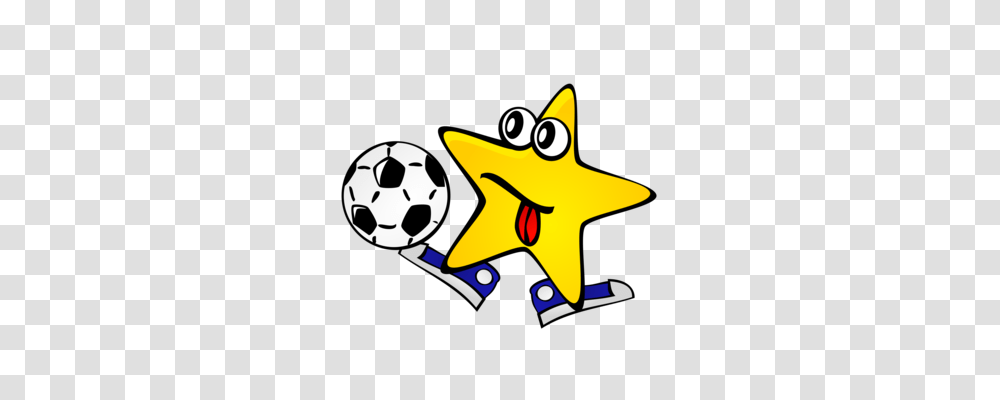 Football Player Shooting Clip Art Women Cartoon, Soccer Ball, Team Sport, Sports, Star Symbol Transparent Png