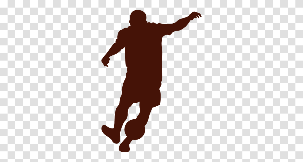 Football Player Shooting Silhouette Ad Paid Rejoicing, Person, Human, Symbol, Standing Transparent Png
