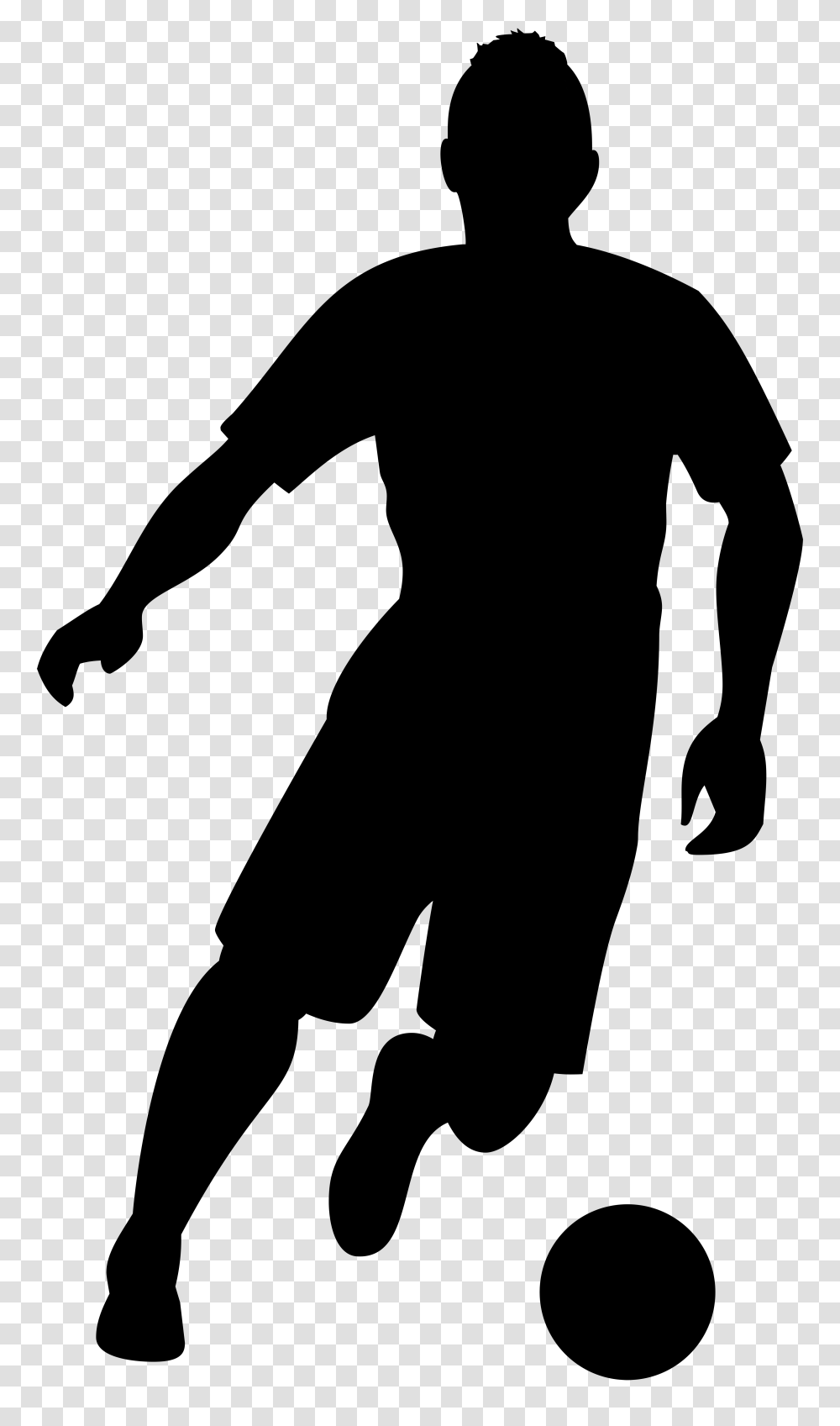 Football Player Silhouette Clip Art Image, Cross, Logo Transparent Png