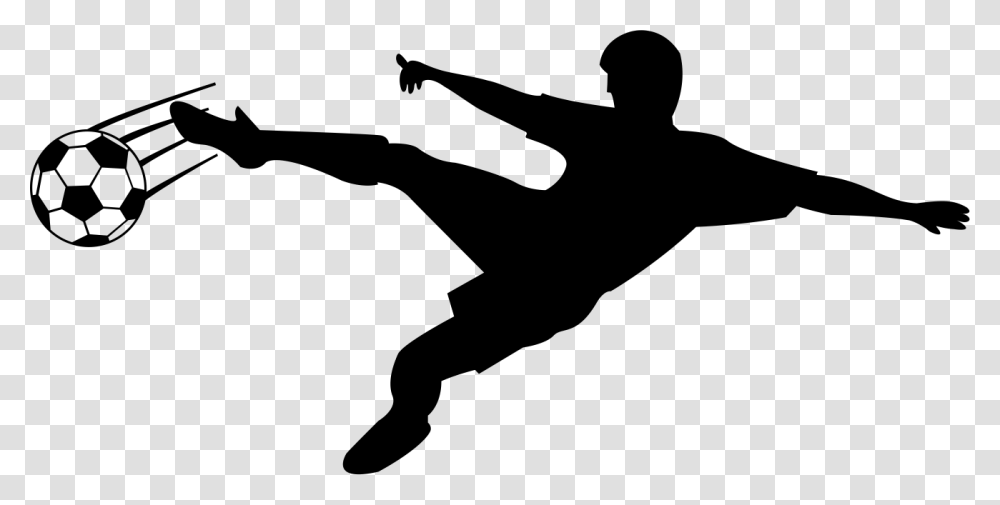 Football Player Silhouette Clip Art Silhouette Soccer Clipart, Gray, World Of Warcraft Transparent Png