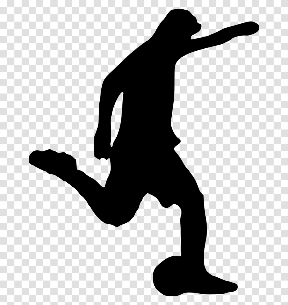 Football Player Silhouette Silhouette, Gray, World Of Warcraft Transparent Png