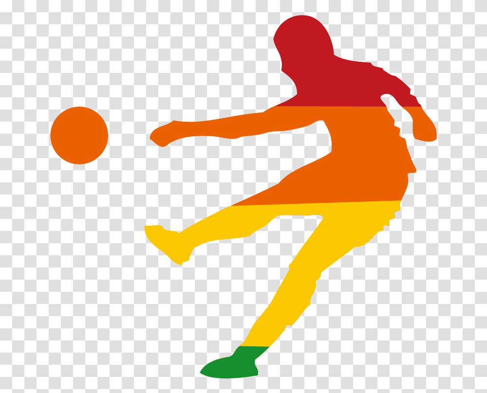 Football Player Silhouette Sticker Football Player Silhouette, Person, People, Leisure Activities, Dance Pose Transparent Png