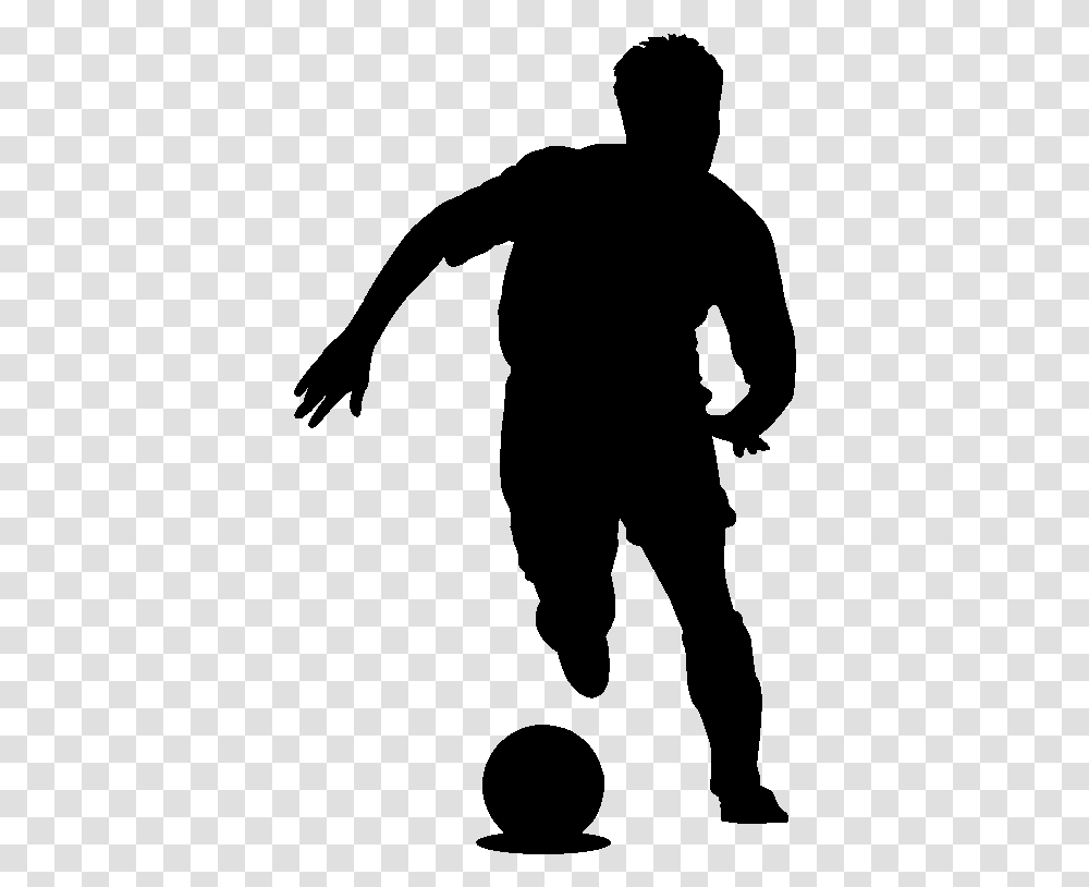 Football Player Sticker Sport Soccer Silhouette, Gray, World Of Warcraft Transparent Png