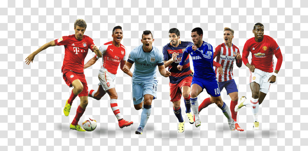 Football Players Background Download Background Footballer, Person, People, Team Sport, Shoe Transparent Png
