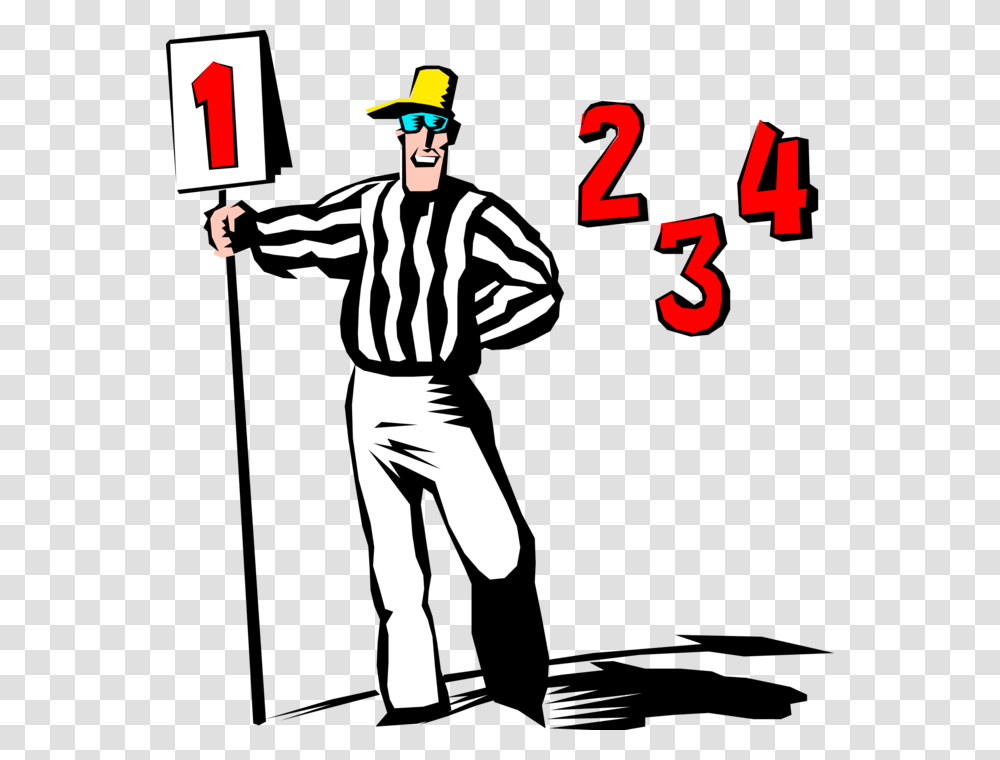 Football Referee Football Referee Clipart, Performer, Person, Human, Clown Transparent Png