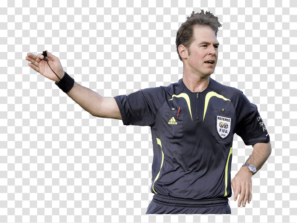 Football Referee, Person, Sleeve, Finger Transparent Png